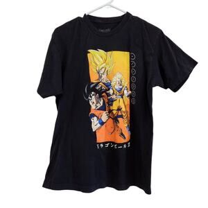 Dragon Ball Z The Powerful Iterations Of Goku Graphic T-Shirt Black Size Large
